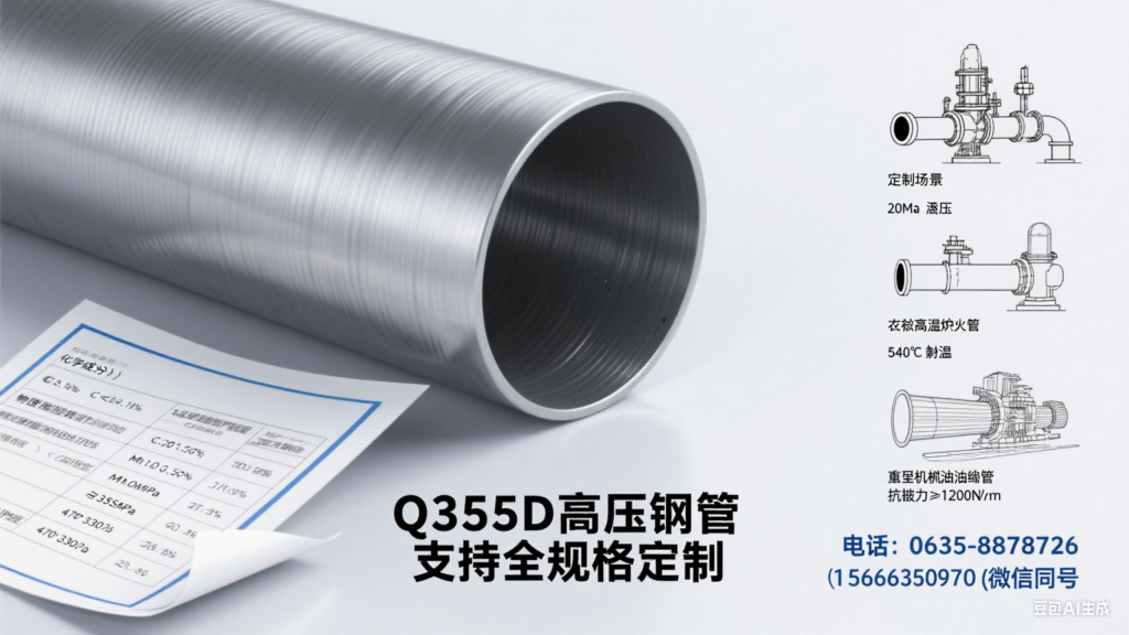 Q355D 高压钢管定制,Q355D 高压钢管厂子,Q355D高压无缝管现货库存,Q355D高压无缝管现货库存价格