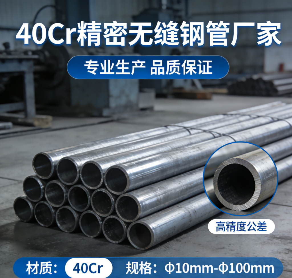 40Cr精密无缝钢管厂家,40Cr无缝钢管价格,40Cr精密钢管现货价格